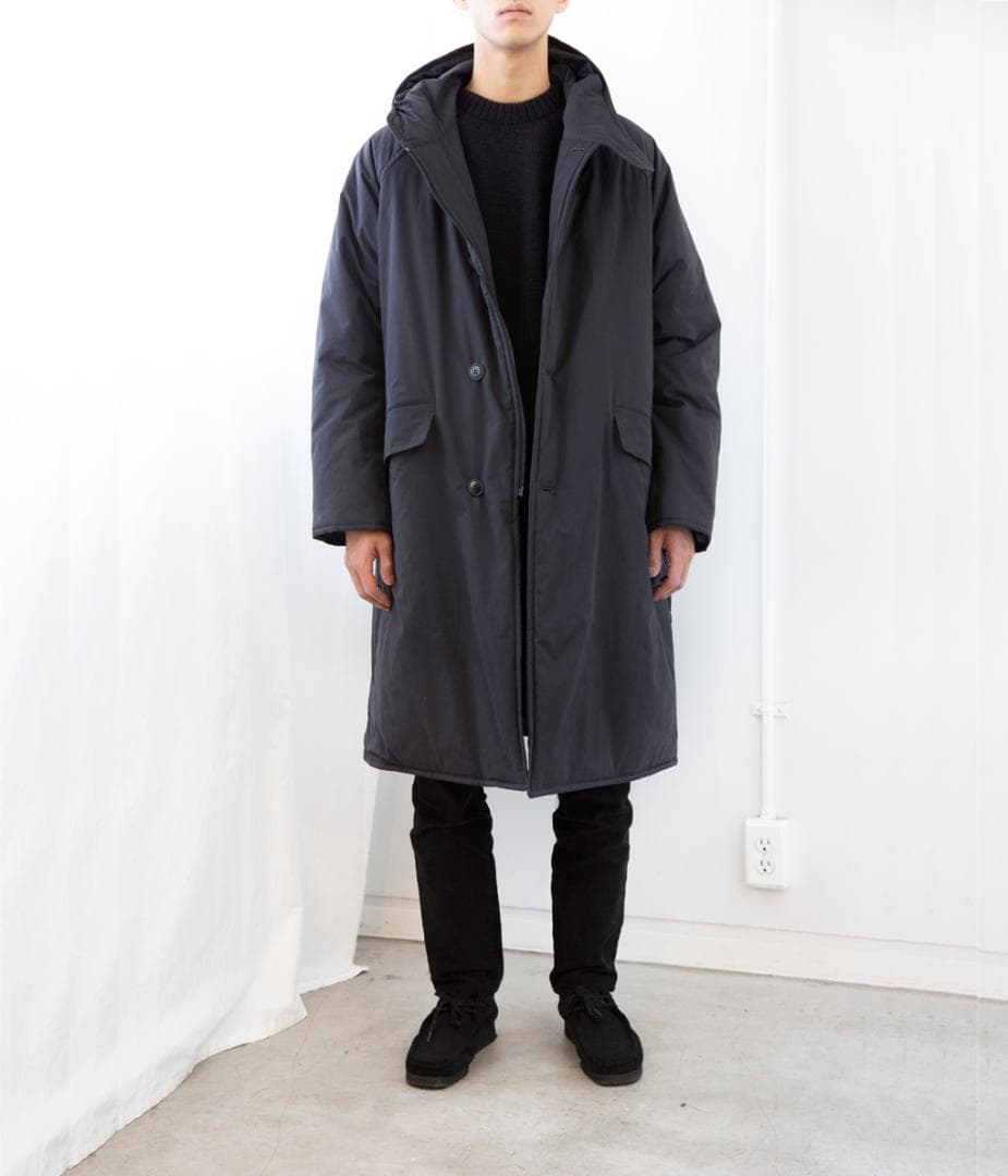 ■COMOLI コモリ 20AW インサレーション フーデットコート size1