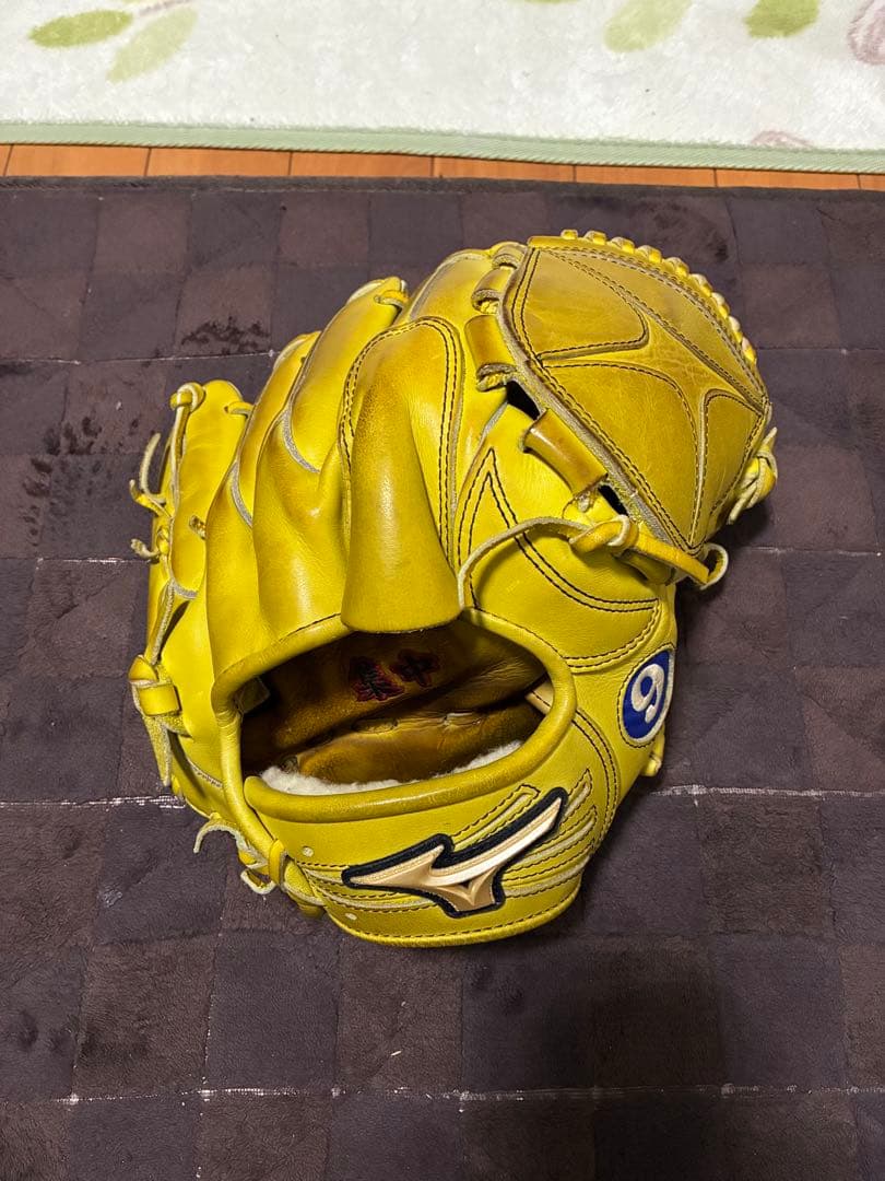 Mizuno Global Elite 軟式グローブ オーダー　投手用　イエロー