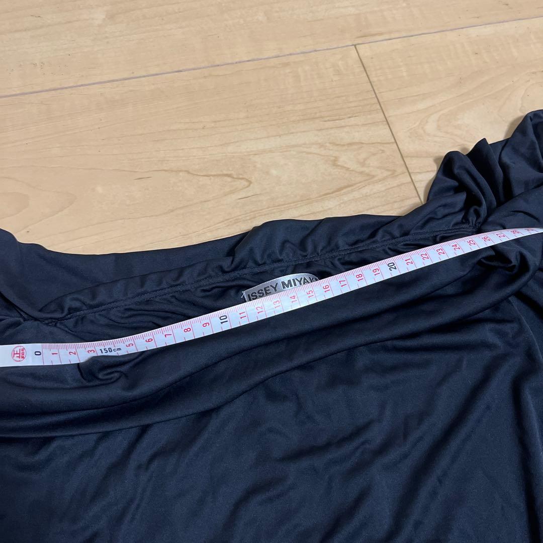 ISSEY MIYAKE ブラック チュニック 半袖