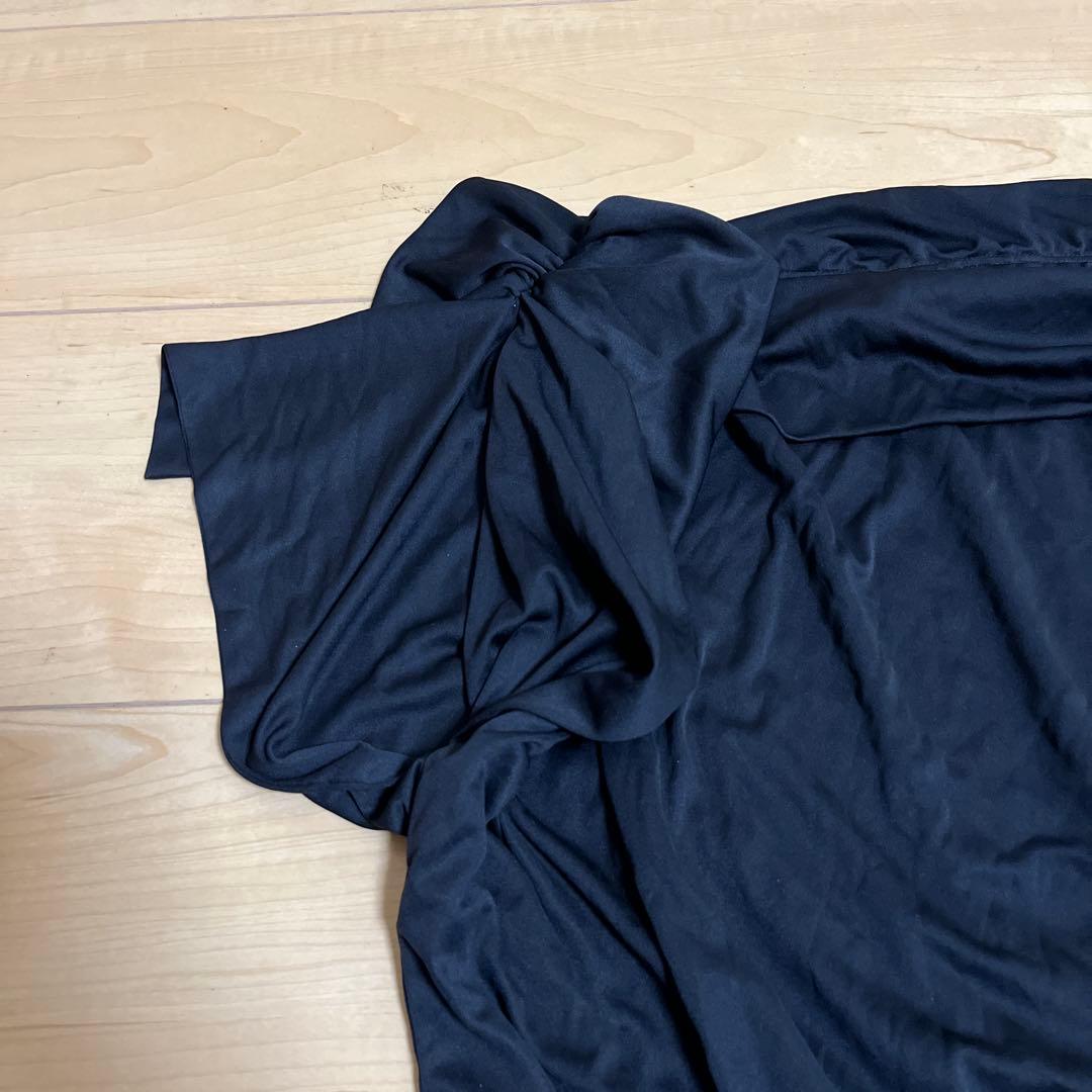 ISSEY MIYAKE ブラック チュニック 半袖