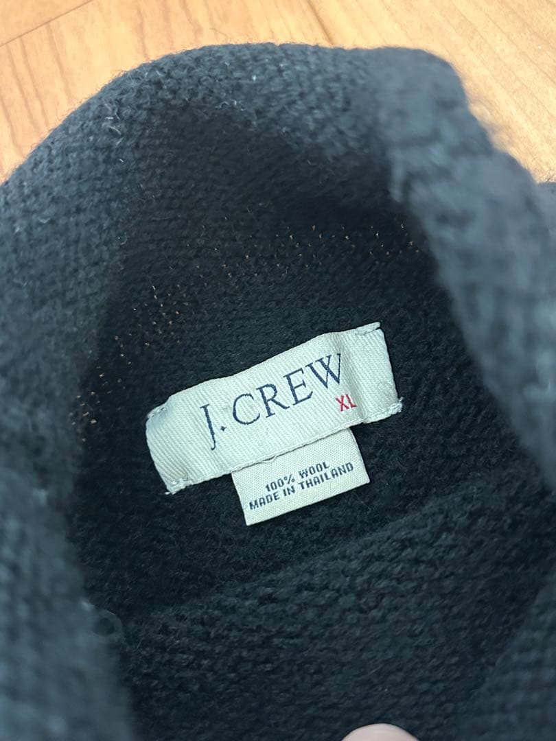 J.CREW ロールネック ニット 黒 タートルネック OLD セーター