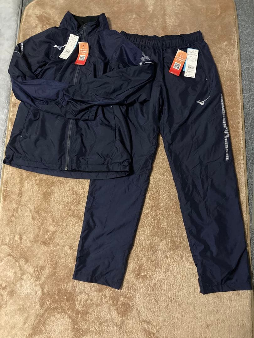 Mizuno ネイビー ジャケットとパンツセットLサイズ