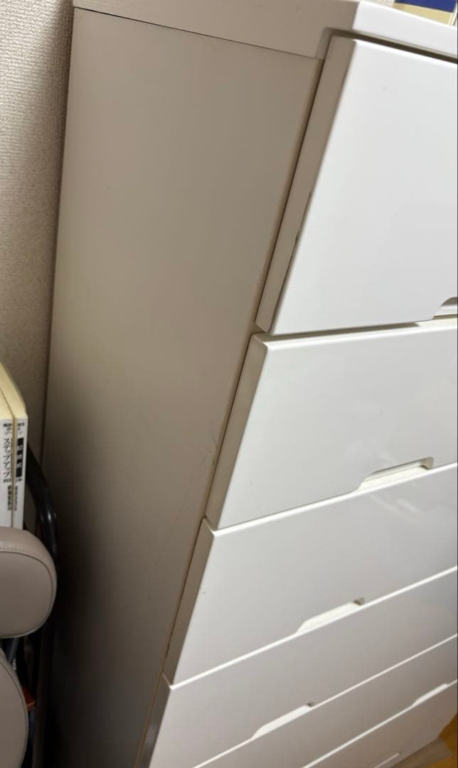 ニトリ　ホワイト　ハイチェスト　タンス