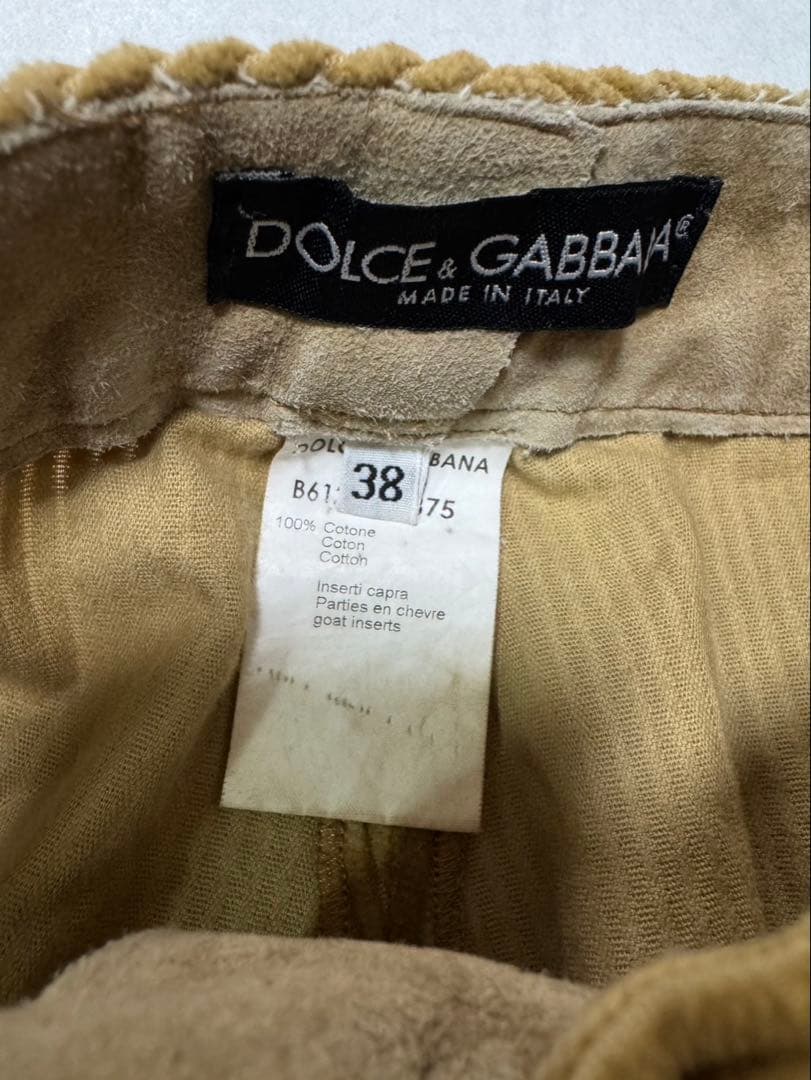 dolce&gabbana ベロア フレアパンツ　38