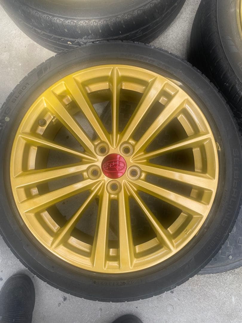 ②TTosh_T〈綺麗〉インプレッサ　純正ゴールドホ