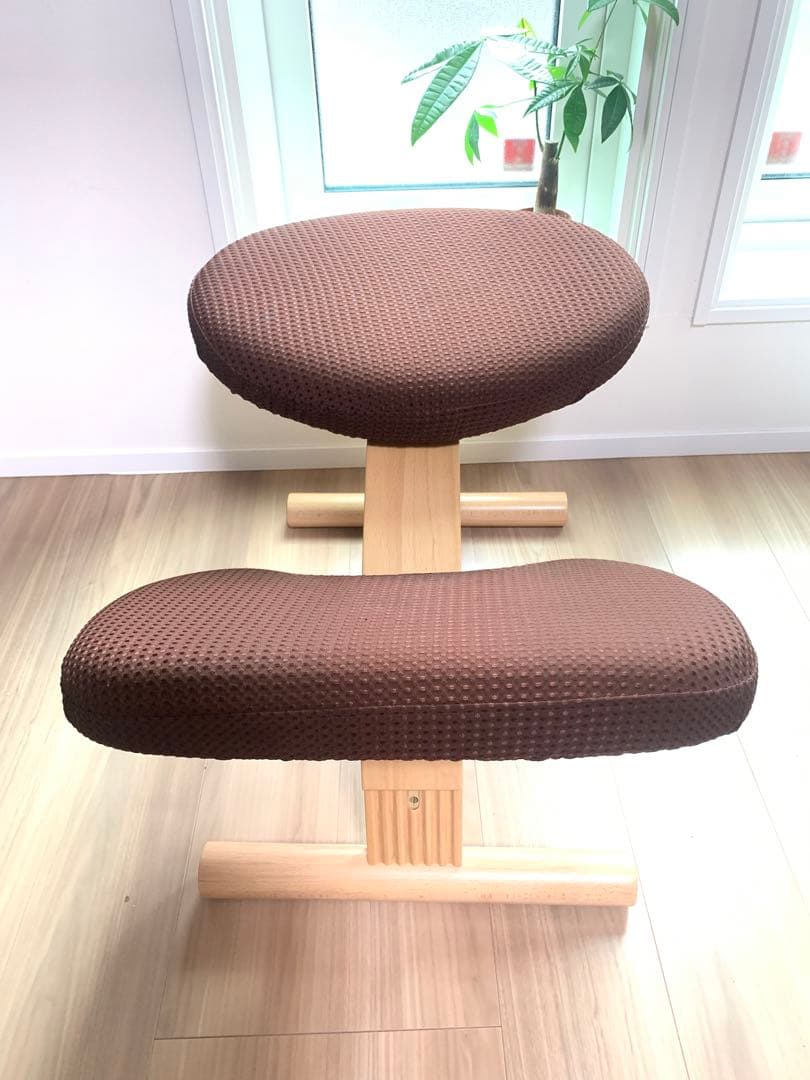 【美品】ショートフレームバランスラボ　バランスチェア バランス イージーカバー付