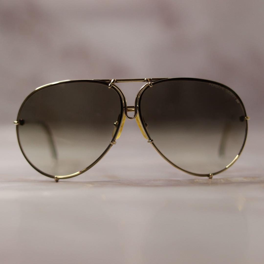 PORSCHE ティアドロップ y2k アビエーター サングラス ケース付き