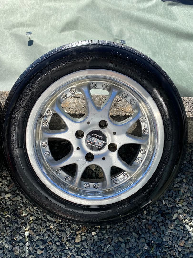 pcd100 5J 14インチ155/65R14 75S ブリヂストン　セット