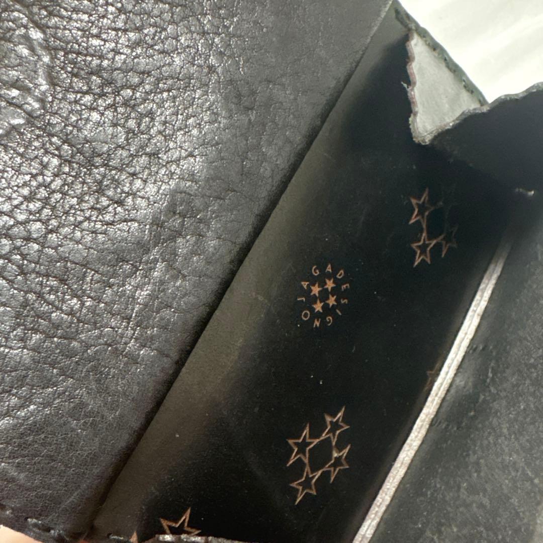 883　　Totoro 黒いレザー財布