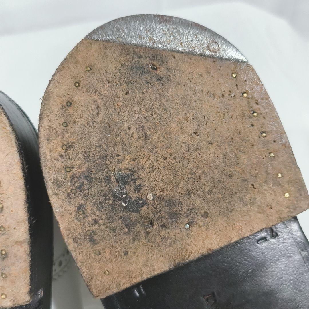 J.M. WESTON　トリプルソール　ウィングチップ　ブローグシューズ　白