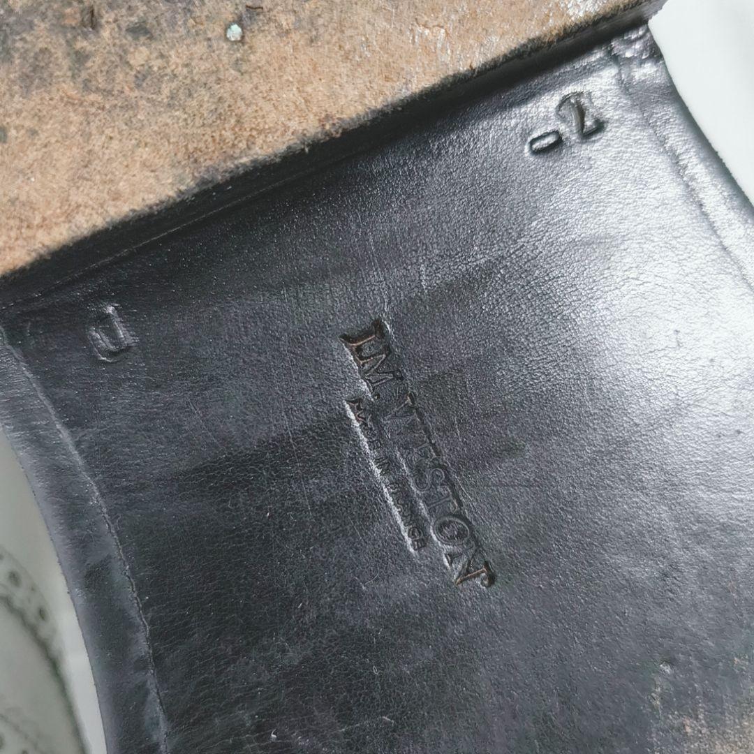 J.M. WESTON　トリプルソール　ウィングチップ　ブローグシューズ　白