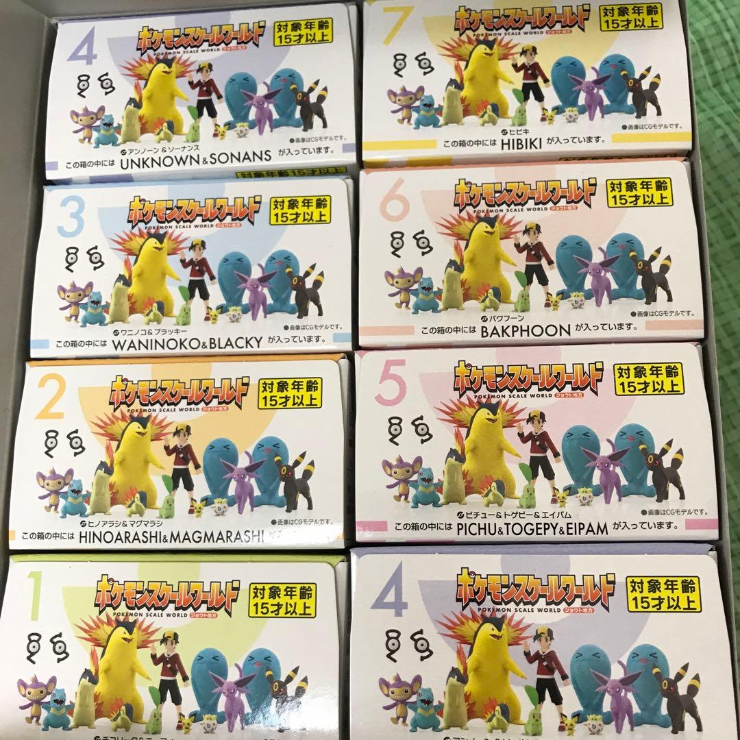 ポケモン　スケールワールド　ジョウト地方セット　全7種＋スペシャル1種