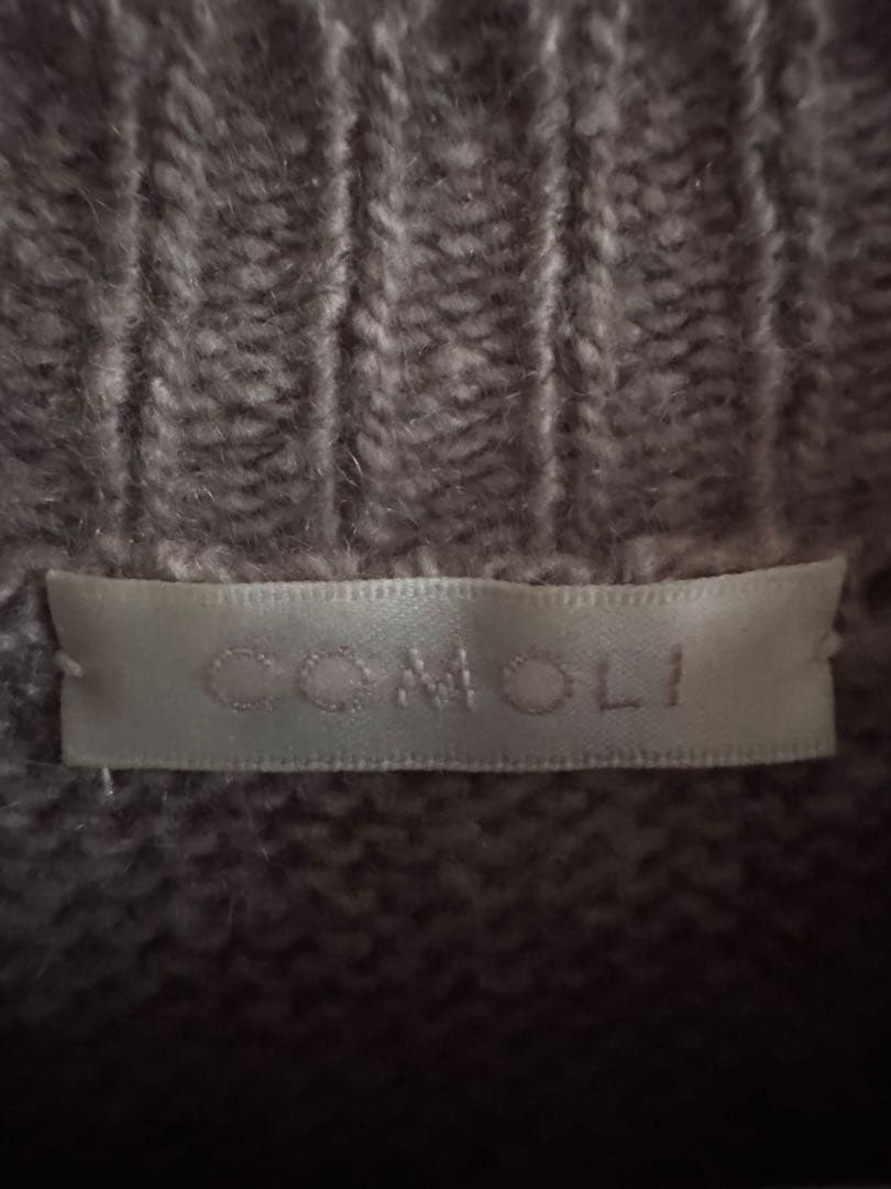 comoli 21AW カシミヤクルーネックニット