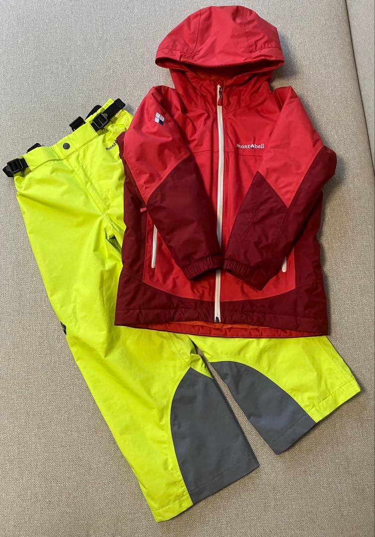 【shimaya5572です】mont-bellキッズ スキーウェア