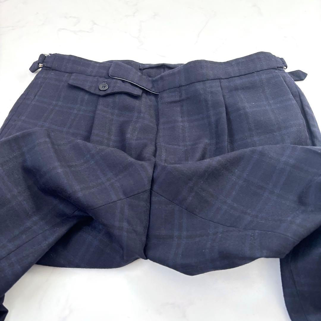 【近年モデル 極上サキソニー】インコテックス スリムフィット スラックス 48