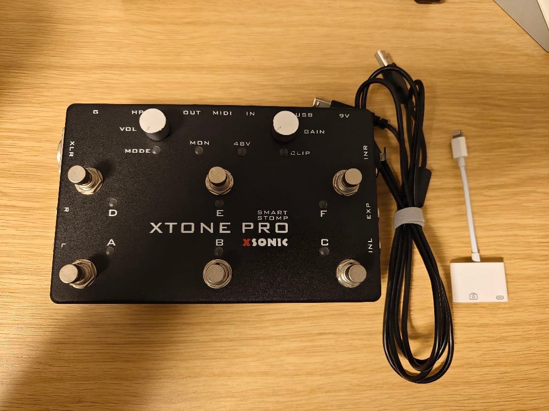 XSONIC XTONE PRO オーディオインターフェース MIDIスイッチ