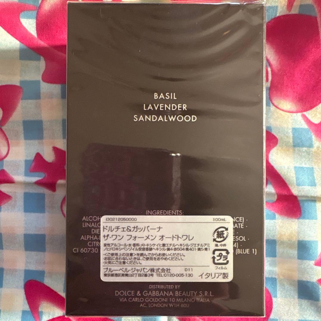 ★ドルチェ&ガッバーナ ザ•ワン フォーメン オードトワレ★