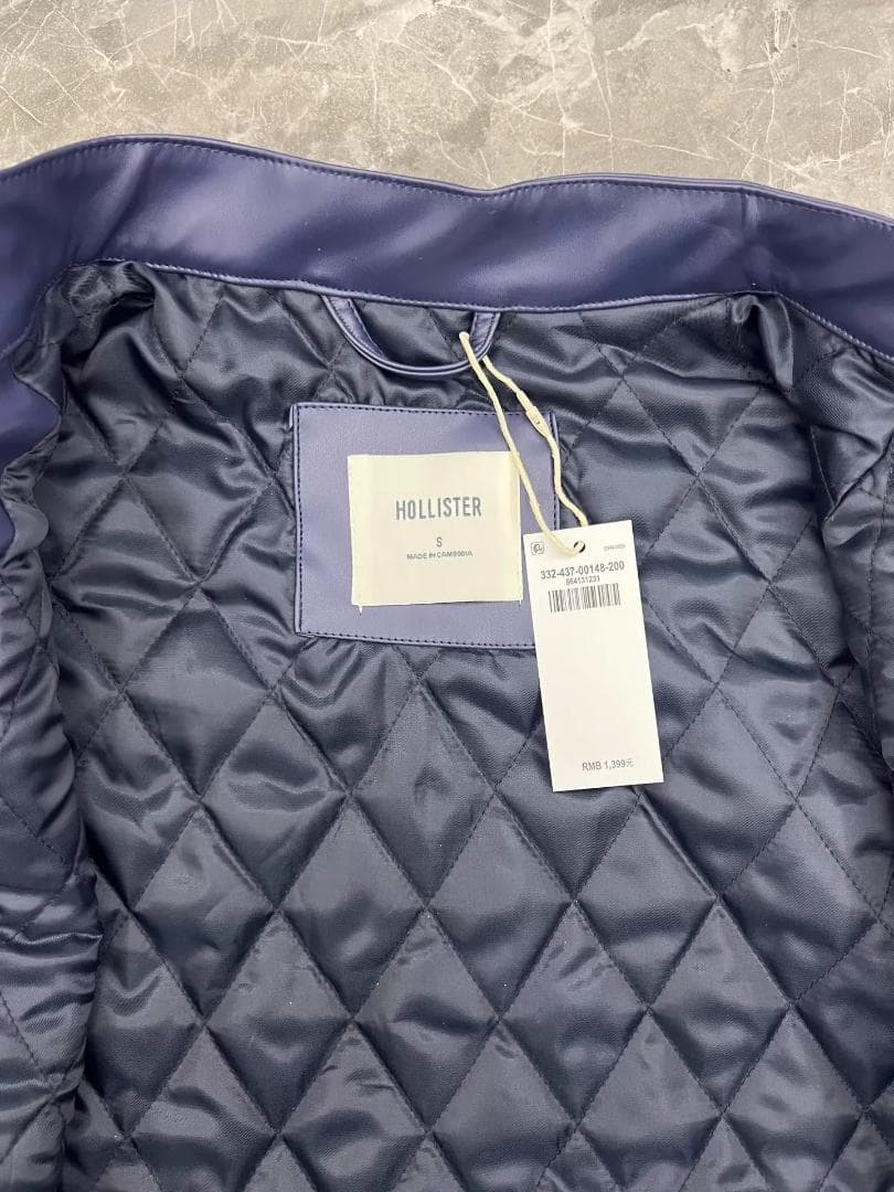 Holliste × Red Bull コラボ レザージャケット