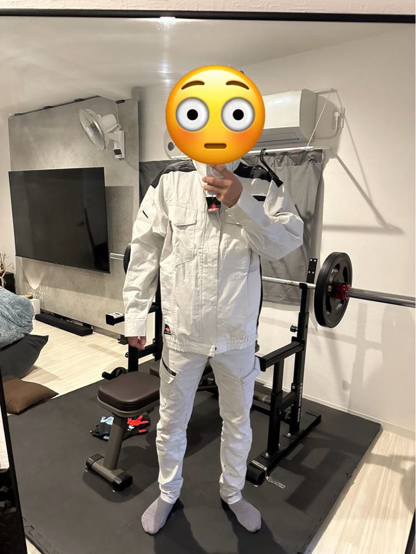 HONO 空調服 V4211 4L ホワイト（２着）