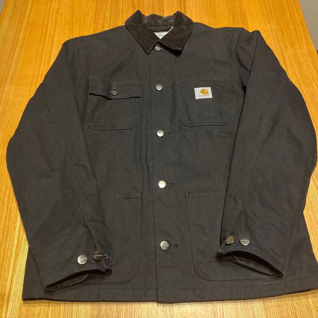 た*う様 美品 carhartt カーハート　ミシガンチョアコート 黒