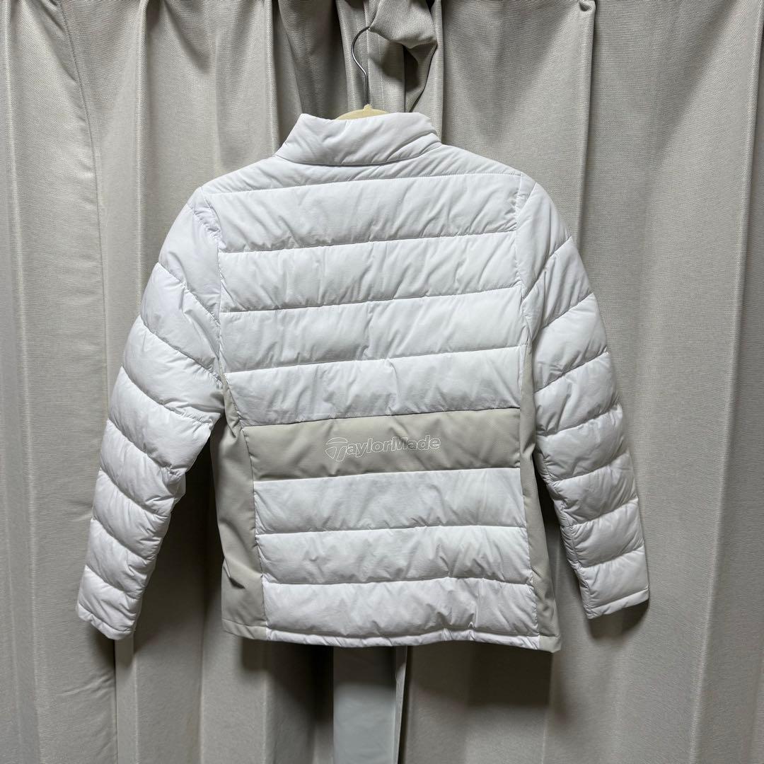 ホワイト ダイヤモンドキルティングジャケット