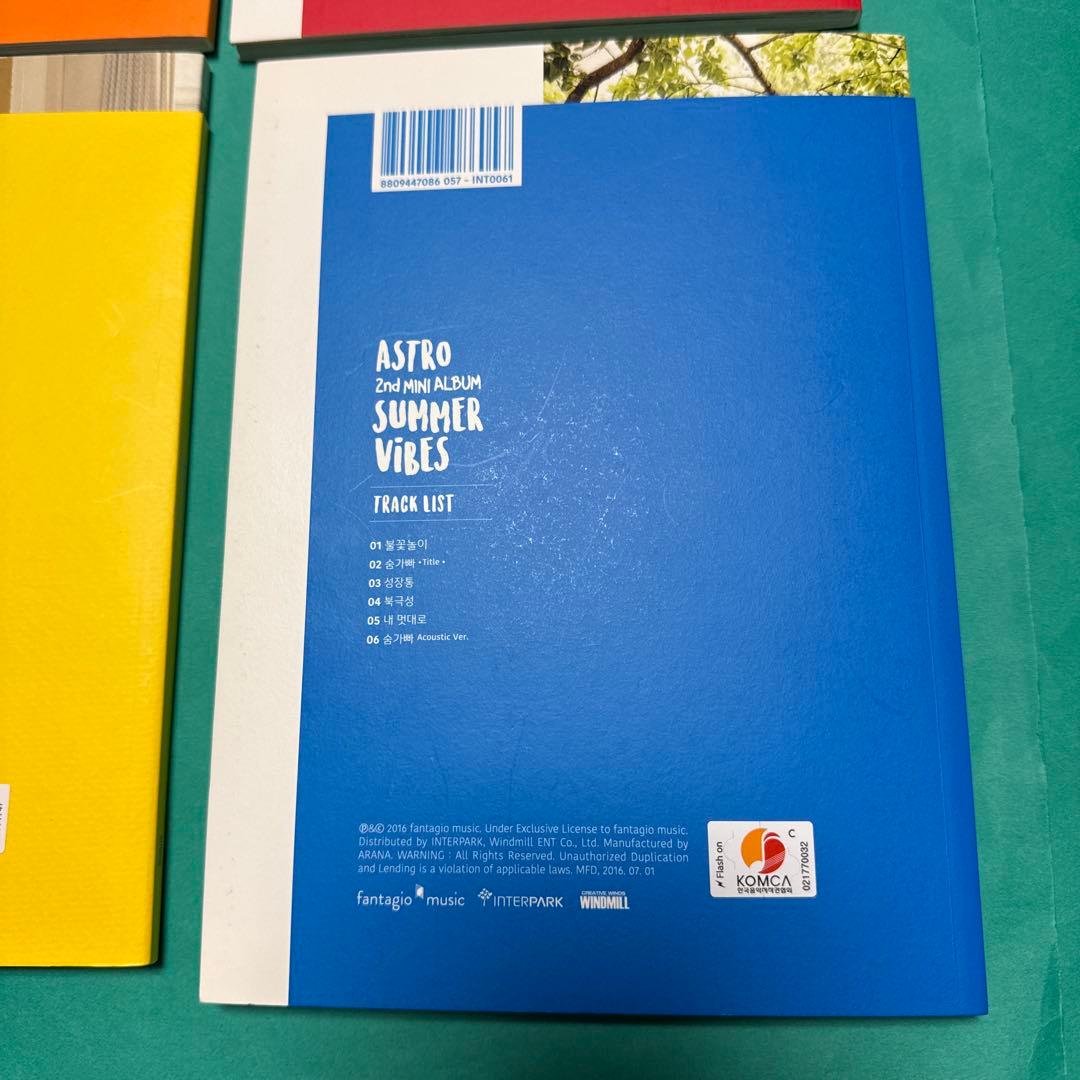 ASTRO 四季 アルバム　チャウヌ トレカ　証明写真　ウヌ　Spring