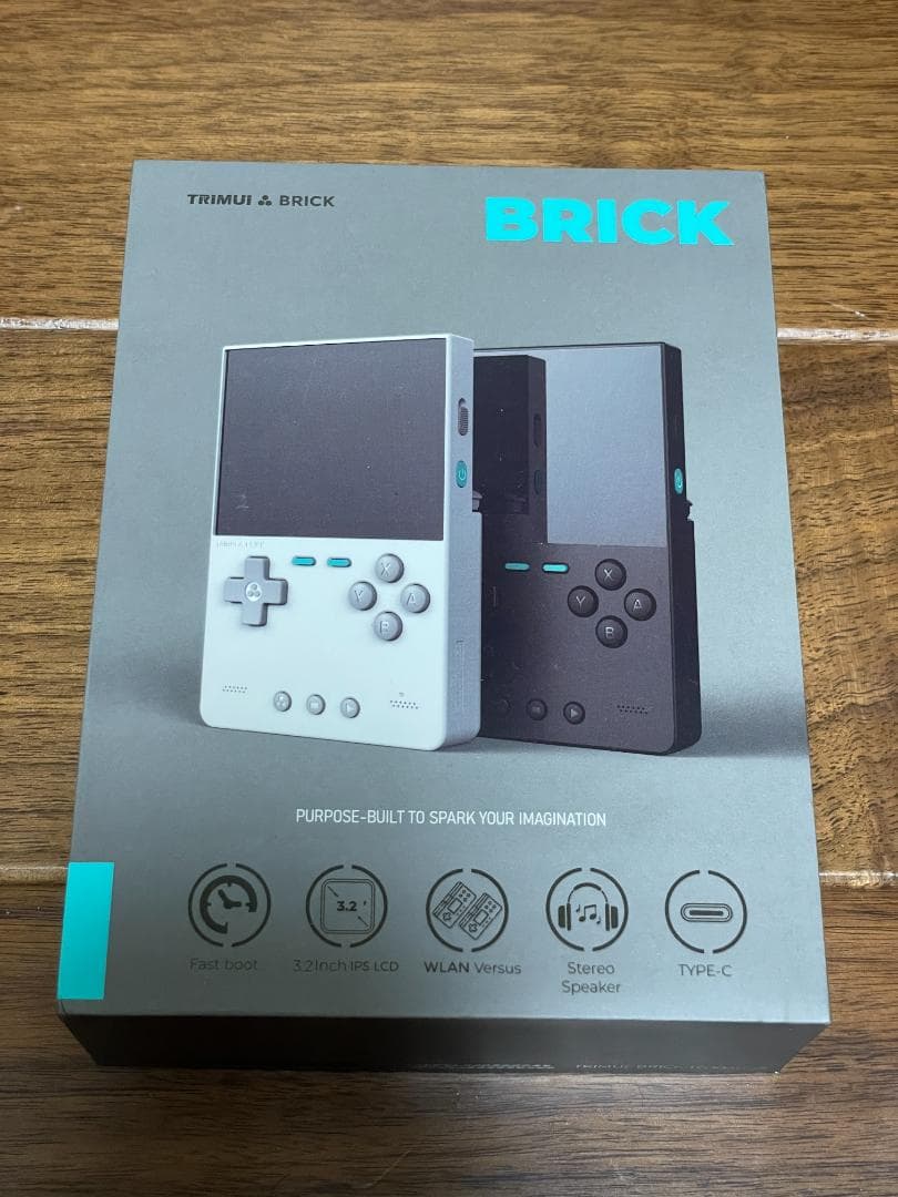 TRIMUI BRICK 64GB ブラック クリアボタン ガラスフィルム付属