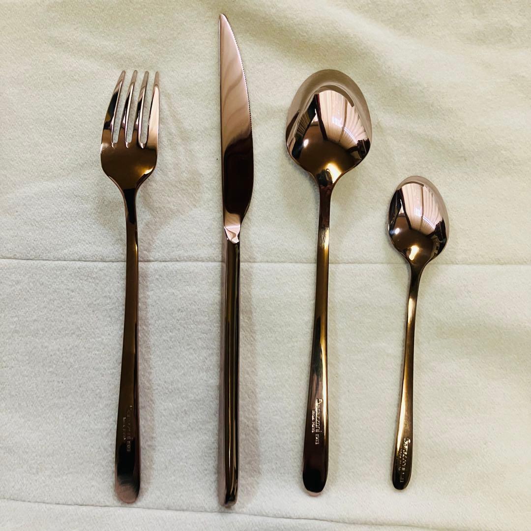 【Barazzoni】バラゾーニ カトラリー 24本　ブロンズライン　高級