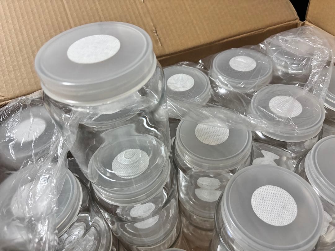 クリアボトル　硬質 800cc 4つ穴　50個