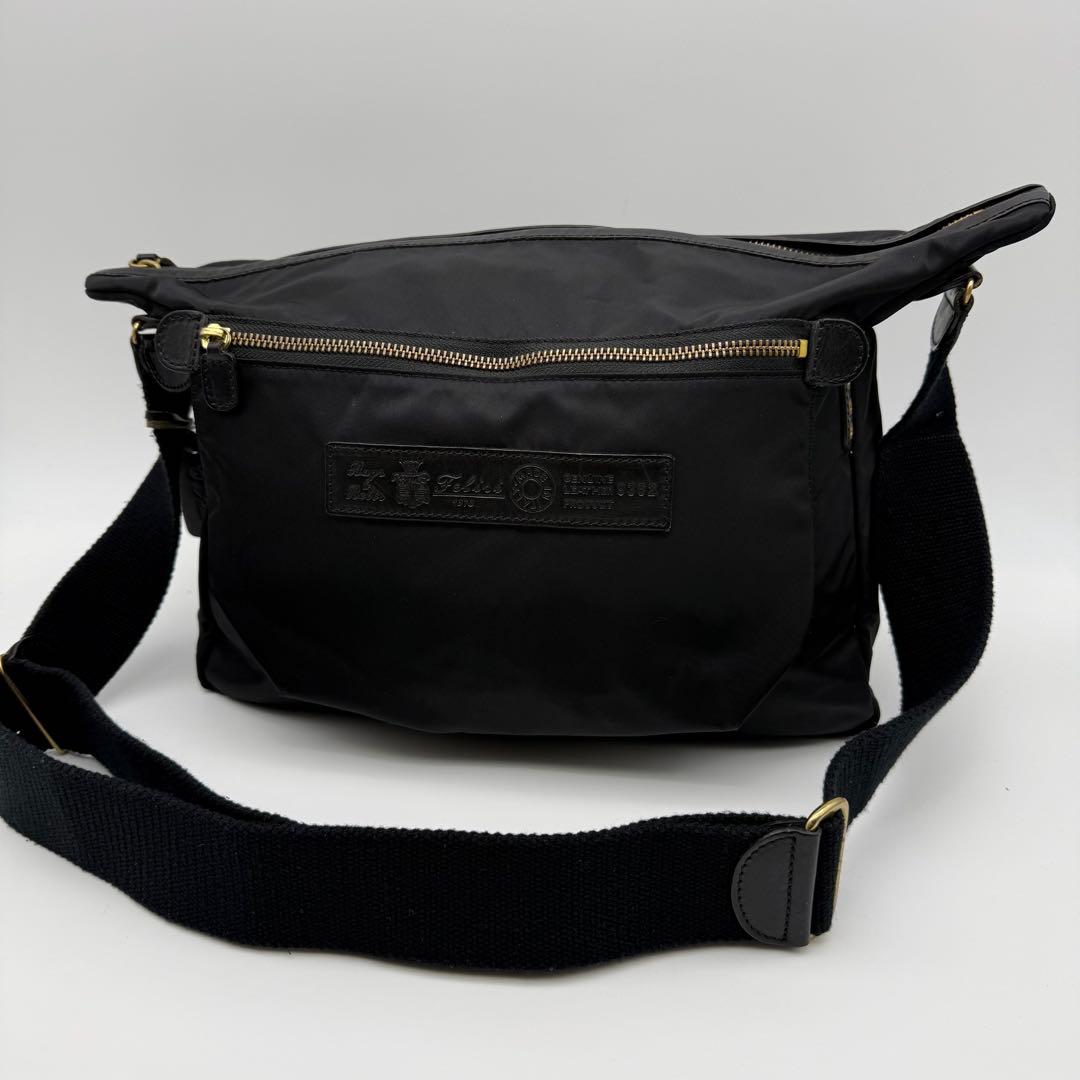 Felisi フェリージ9362-DSショルダーバッグ 斜め掛けA4可 黒