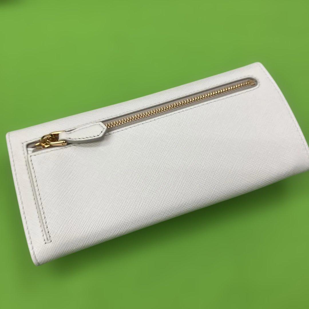 新品未使用‼️【PRADA】長財布 1MH311 サフィアーノ レザー ビアンコ
