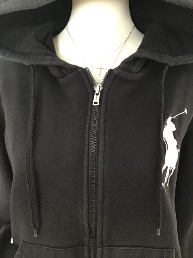★ポロラルフローレン★Y2K ビッグポニー ブラック パーカー