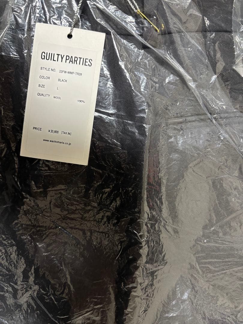 ワコマリア PLEATED TROUSERS（TYPE-2）Lサイズ　スラックス