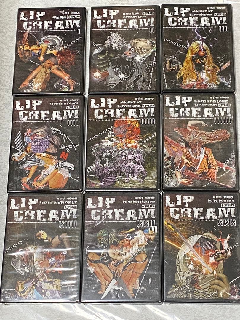 9枚セット　未開封シュリンク付き　LIP CREAM DVD リップクリーム