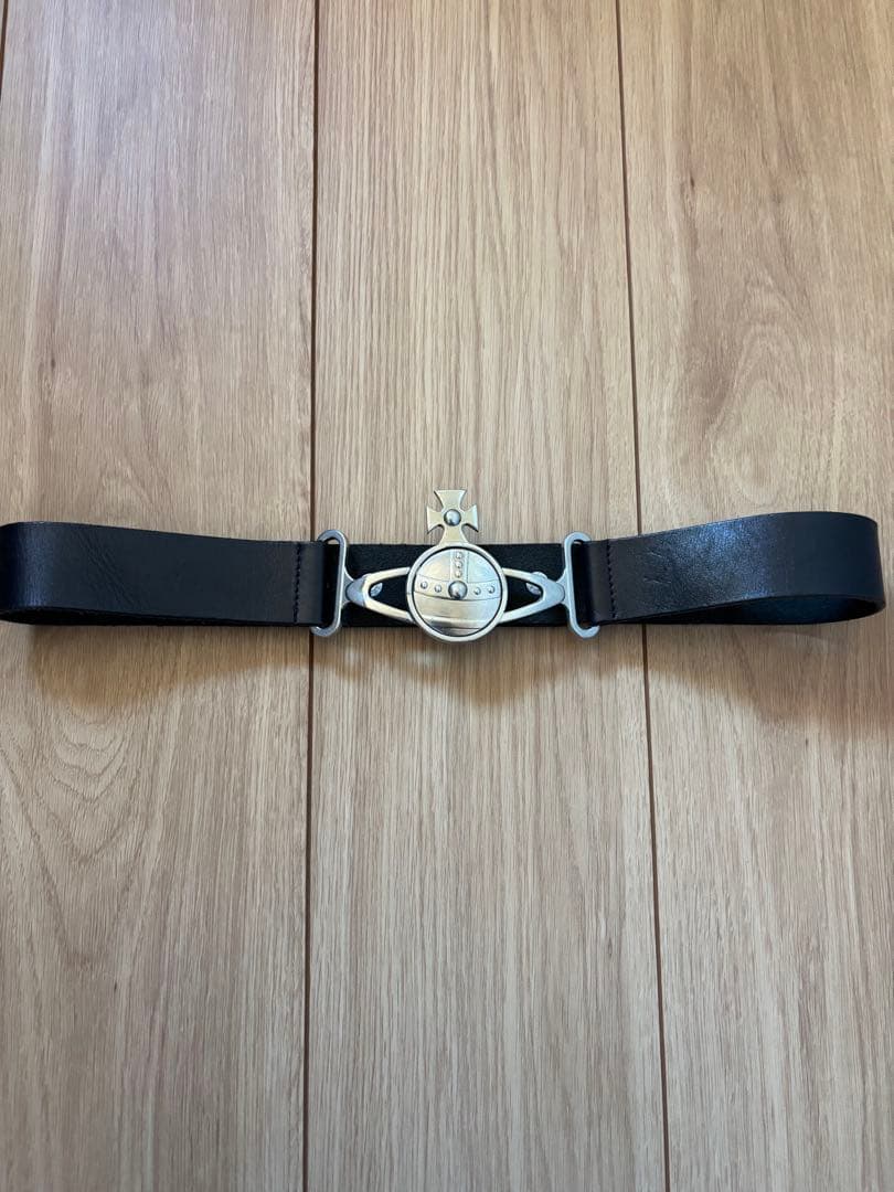 亀*井様 ヴィヴィアンウエストウッド　レザー ベルト　黒