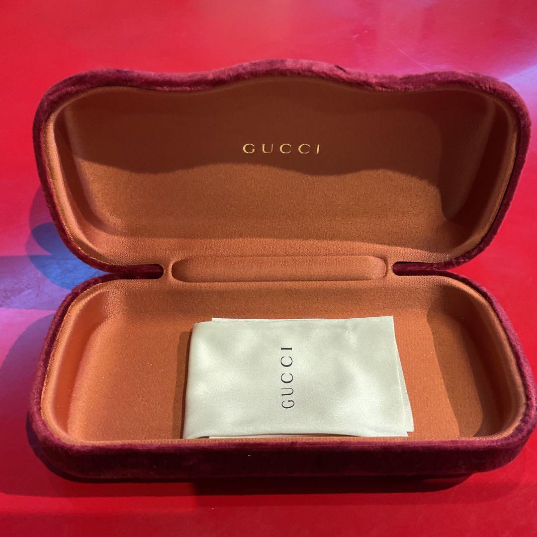 【即決価格】★極美品★GUCCI ピンクレンズ サングラス ケース付き