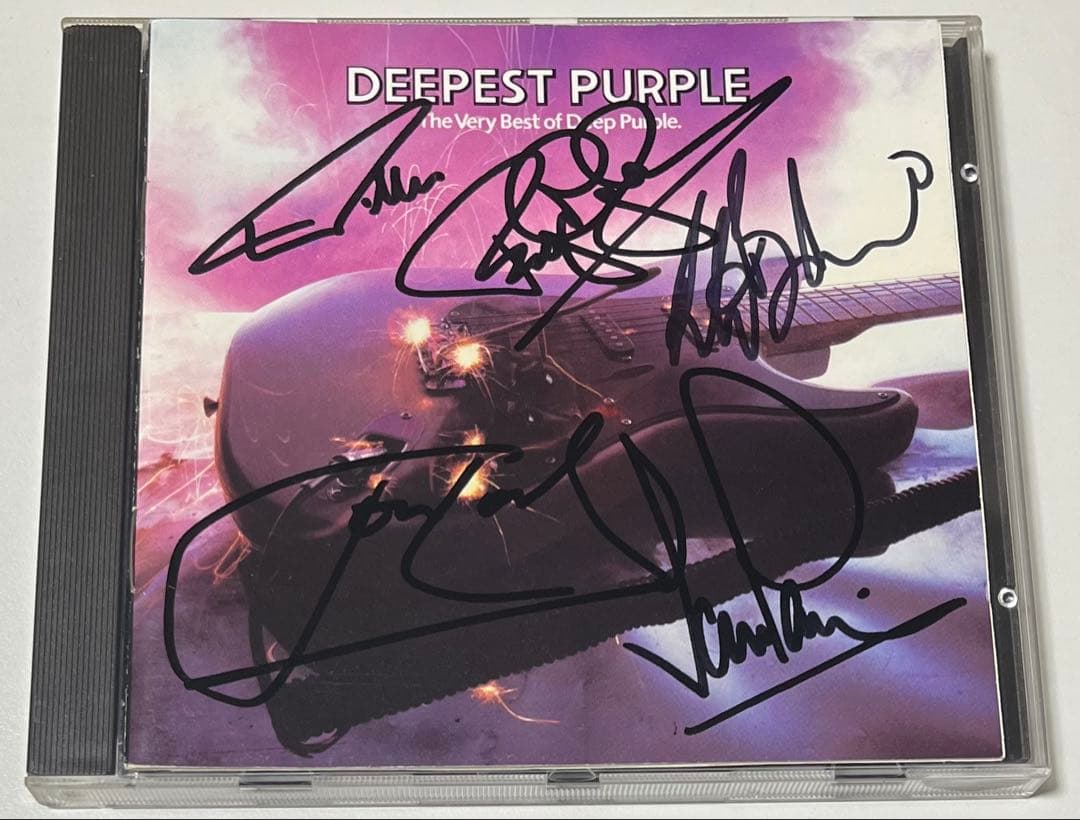 DEEP PURPLE サイン入りベストアルバム