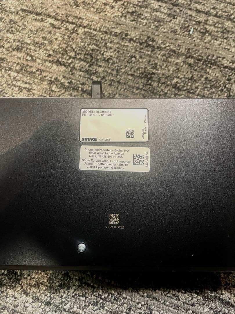 SHURE ワイヤレスマイク　BLX288/SM58 【正規品】