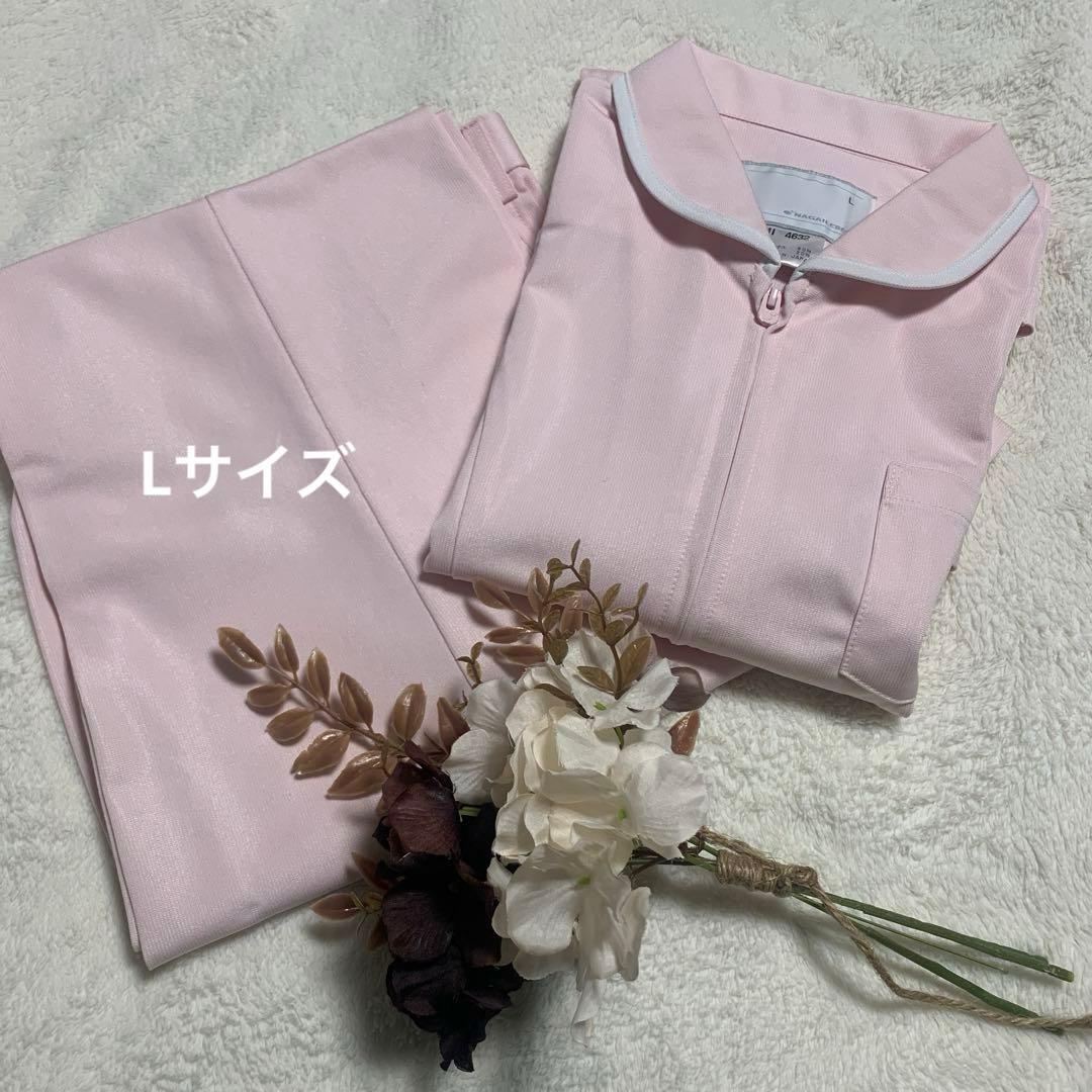 NAGAILEBEN【新品】 ナース✨白衣　医療　ピンク　Lサイズ