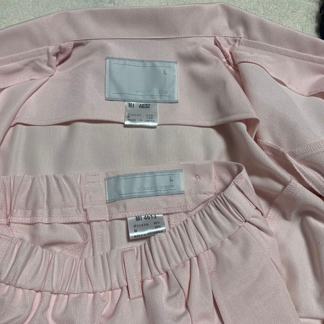 NAGAILEBEN【新品】 ナース✨白衣　医療　ピンク　Lサイズ