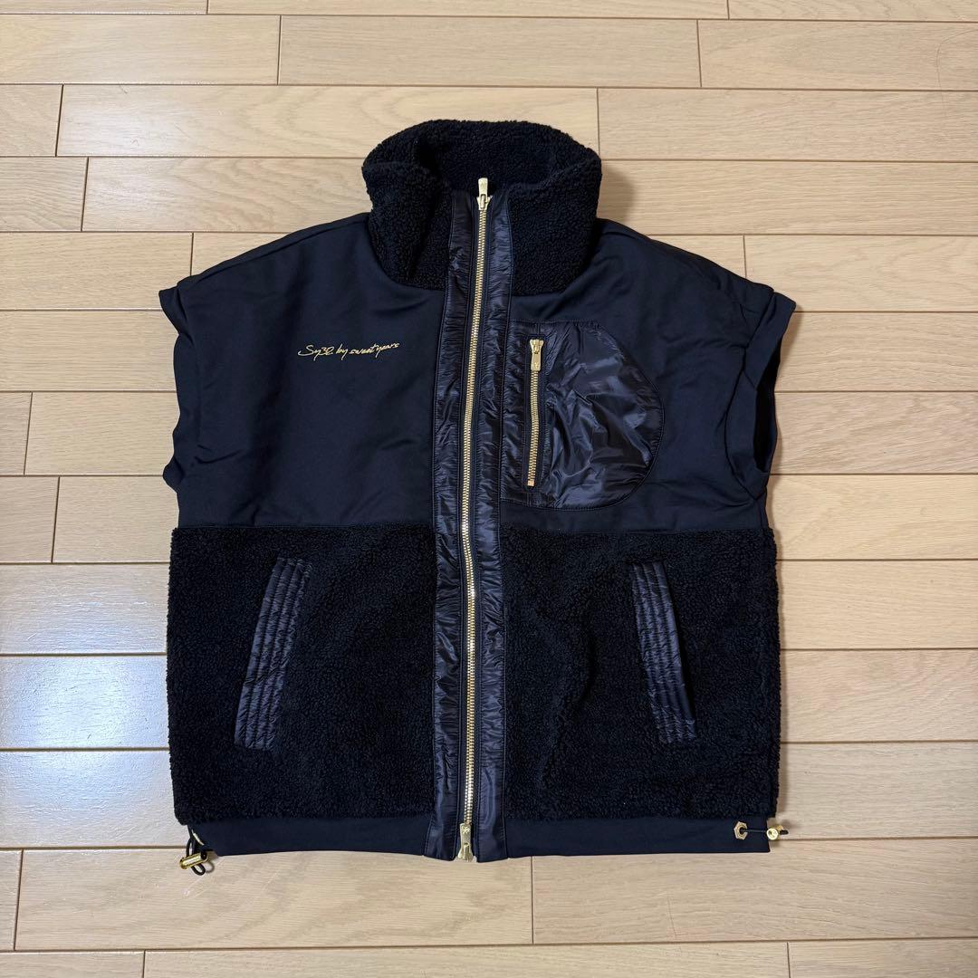 SY32 ダウンベスト　ゴルフウェア　ボア