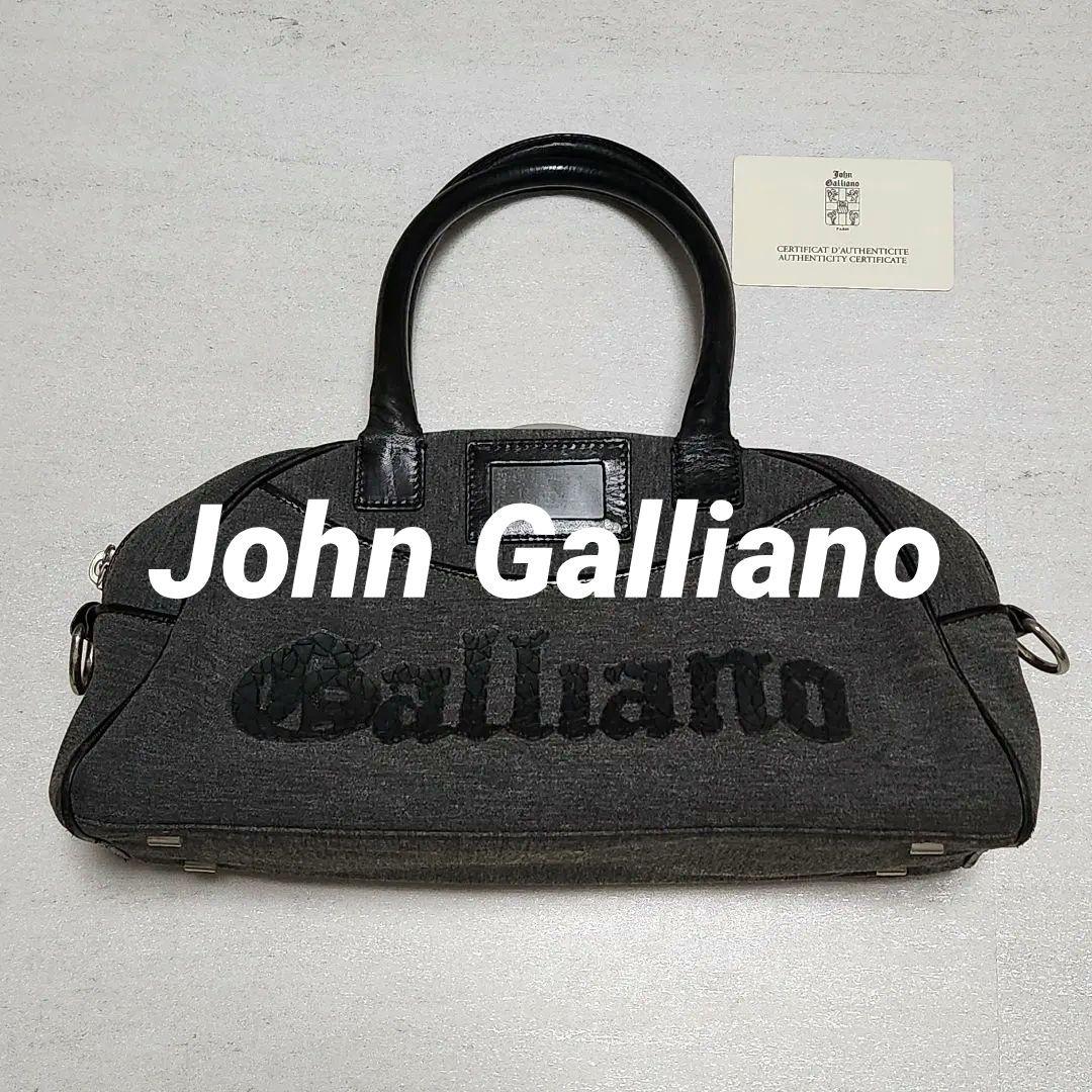イタリア製 John Galliano ジョン・ガリアーノ ハンドバッグ グ