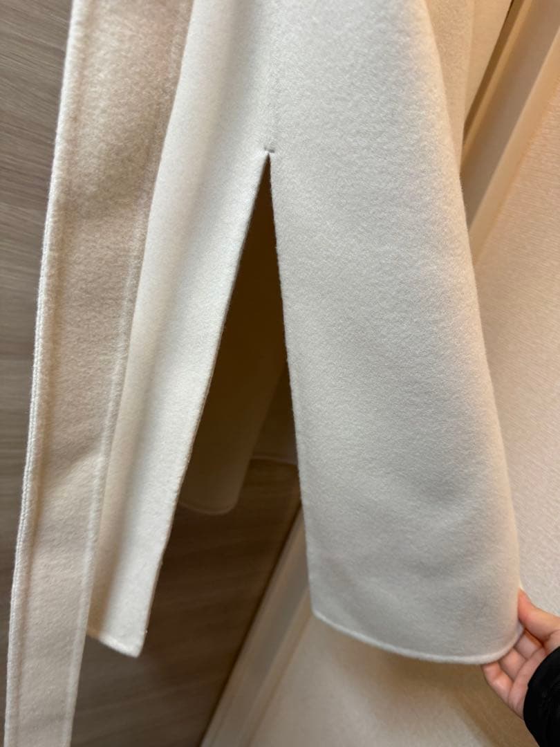 23区ウールリバー ロング ジレ ベルトリボン付き タグ付き美品