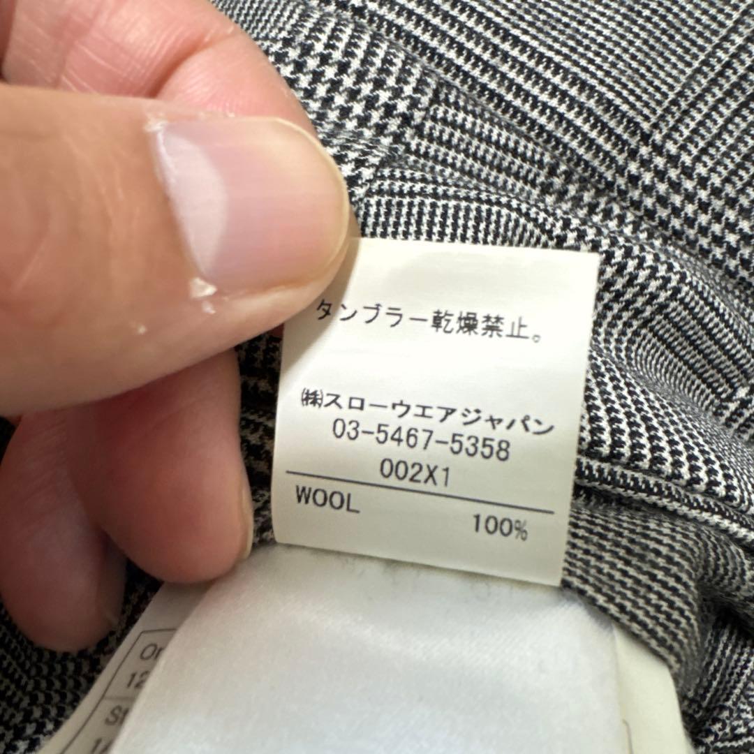 62 極美品　INCOTEX インコテックス　46 M ウール　グレー