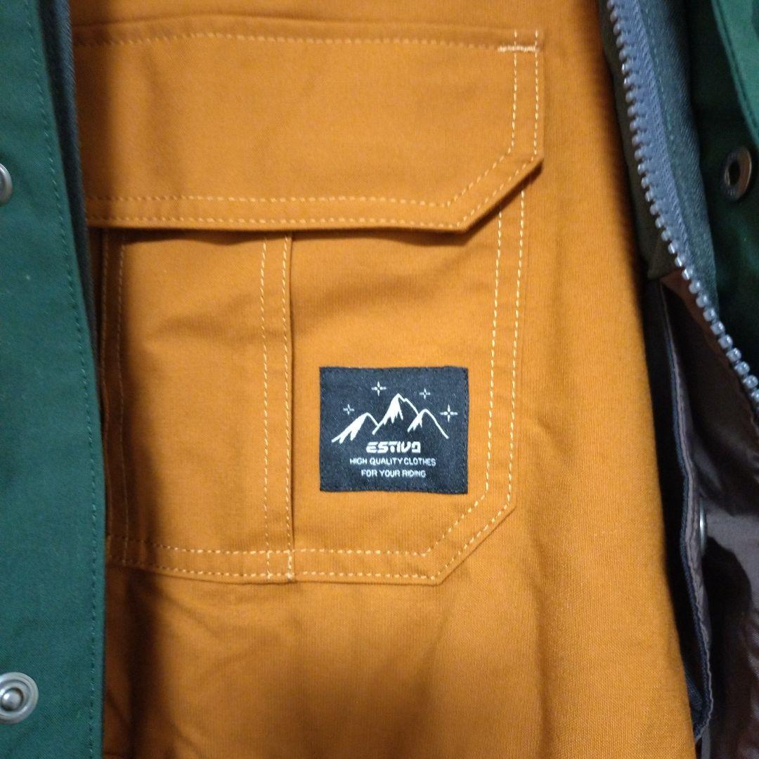 【美品】スノーボード・スキー用レディースウェア 上下セットМ‼️緑/オレンジ