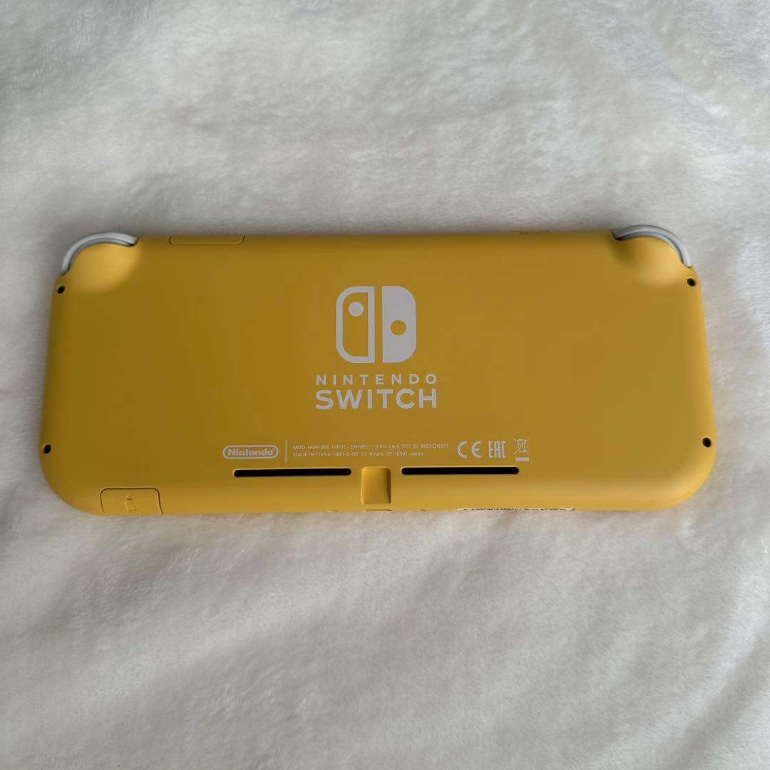 値下げNintendo Switch Lite イエロー本体　ケースフィルム付