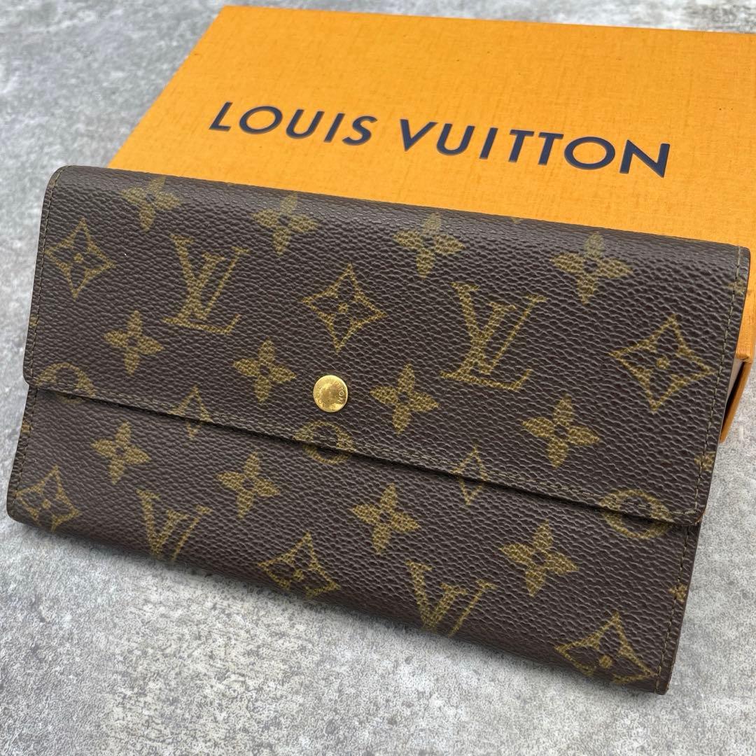 【極美品】LOUIS VUITTON ルイヴィトン　モノグラム　長財布　レザー