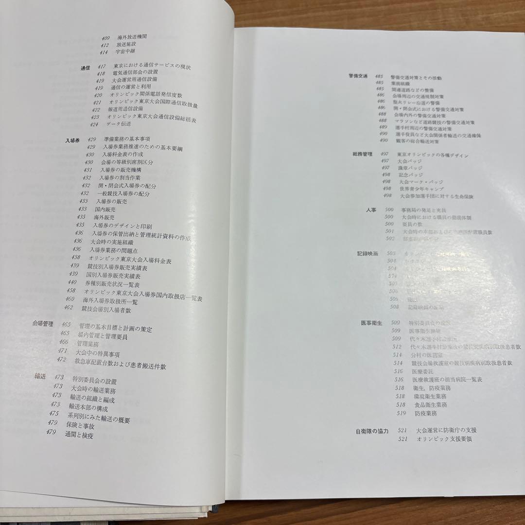 第18回　東京オリンピック　第十八回　オリンピック競技大会　公式報告書