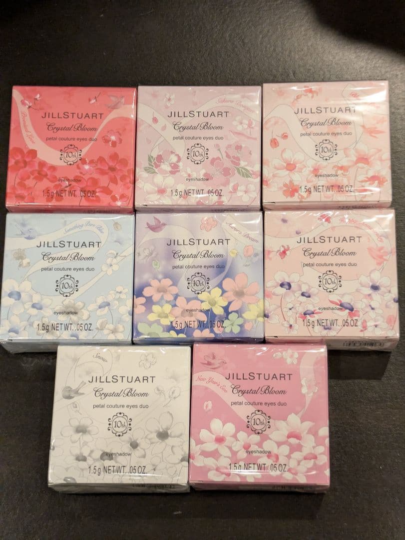 JILLSTUART Crystal Bloomペタルクチュールアイズデュオ8個