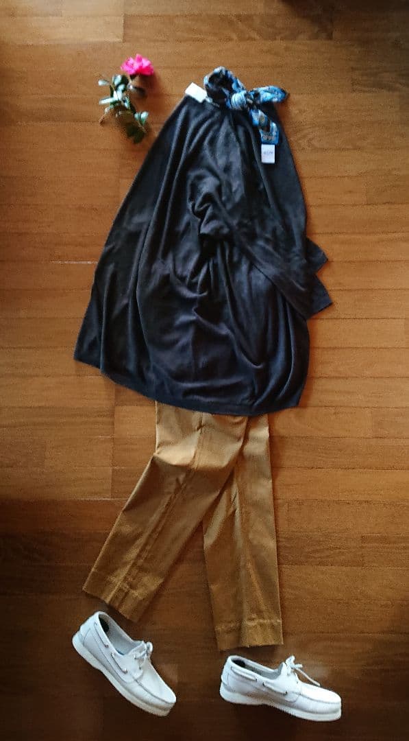 45R☆コットンストレッチ イージースリムパンツ/キャメル♪